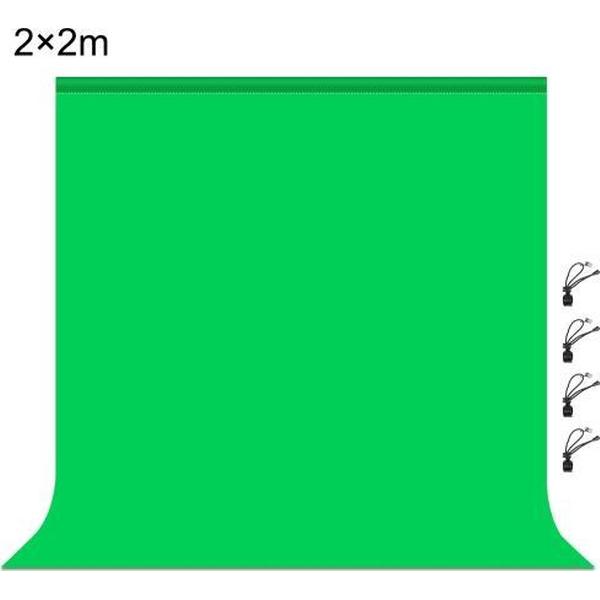 PULUZ 2m x 2m Fotografie Achtergrond 120g Dikte Fotostudio Achtergrond Doek Achtergrond (Groen)