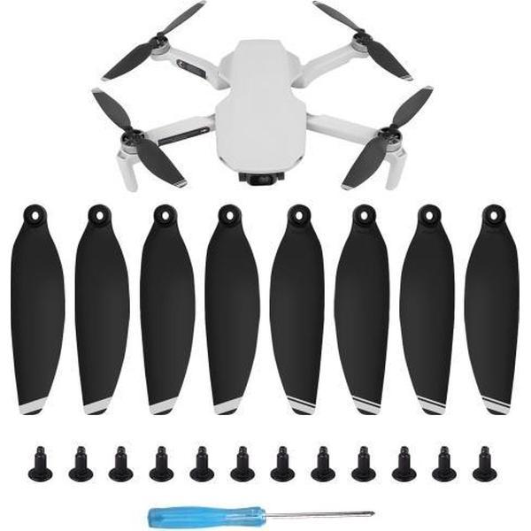 8 stuks / set Sunnylife 4726F geluidsarme Quick-release vleugelpropellers voor DJI Mini 2 (zilver)