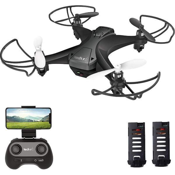 drone met camera - ZINAPS tech rc Drohne mit Kamera HD FPV RC Mini Drone mit 2 Akkus 2.4Ghz Ferngesteuerte Quadrocopter Anfänger APP Steuerung Foto Live Video Übertragung Handysteuerung 360 ° Flip Kameradrohne Kinder Spielzeug