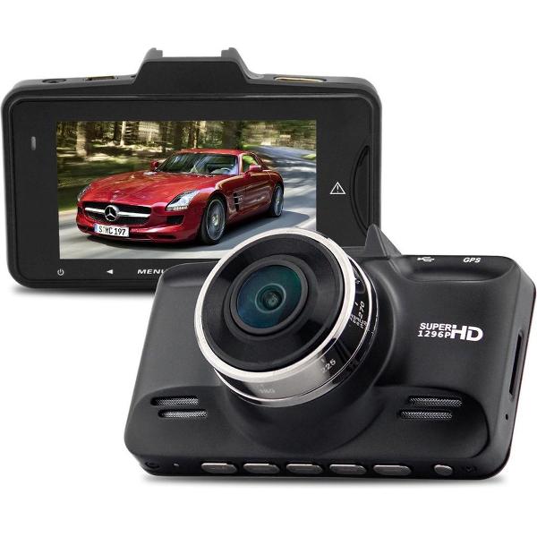 GS98C auto DVR-camera 2,7 inch LCD-scherm HD 2304 x 1296P 170 graden groothoekweergave, ondersteuning bewegingsdetectie / TF-kaart / G-sensor / HDMI (zwart)