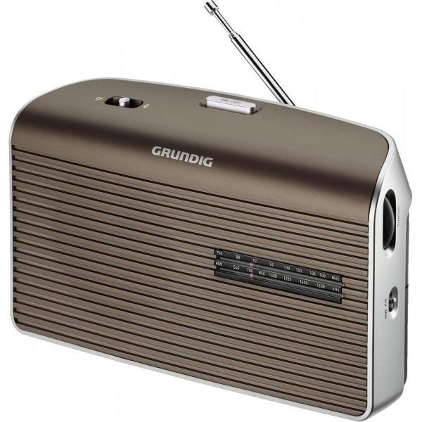 Grundig Music 60 bruin/zilver