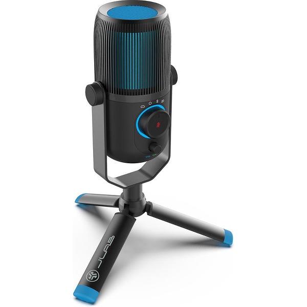 JLab Audio Talk - USB Microfoon - Professionele Streaming, Gaming, Podcasts & vlogs - 96 kHz - 4 directionele opnamepatronen - 2 condensatoren