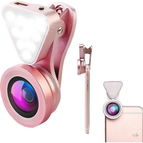 Ninyas 3 in 1 Cameralens met LED Licht