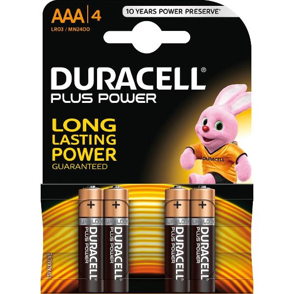 Duracell Plus Power 4xAAA