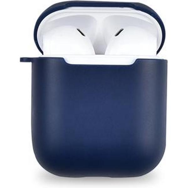 iShell Series TPU Beschermhoes Geschikt voor Apple AirPods - Donkerblauw