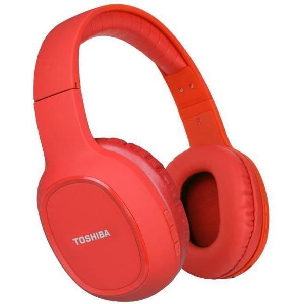 Toshiba Wireless Headphones Red