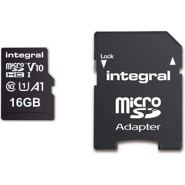 Geheugenkaart Integral microSDHC V10 16GB