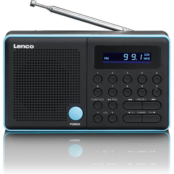 Lenco MPR-034 - Draagbare radio - Blauw