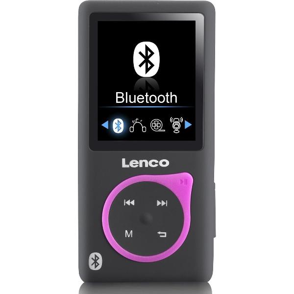 Lenco Xemio 767 - MP3-speler met Bluetooth en 8GB geheugen – Roze