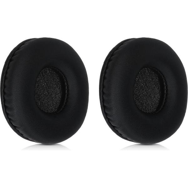 kwmobile 2x oorkussens voor JBL Tune 600 / 500BT / 450 koptelefoons - imitatieleer - voor over-ear-koptelefoon - zwart