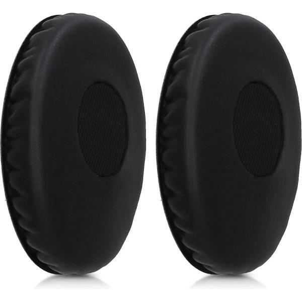 kwmobile 2x oorkussens voor Sennheiser HD228 / HD229 / HD220 koptelefoons - imitatieleer - voor over-ear-koptelefoon - zwart