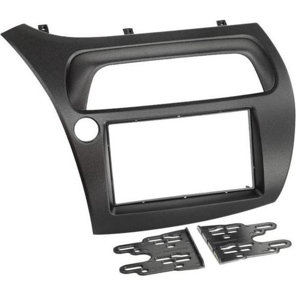 2-DIN paneel Honda Civic 2006-2011, zwart