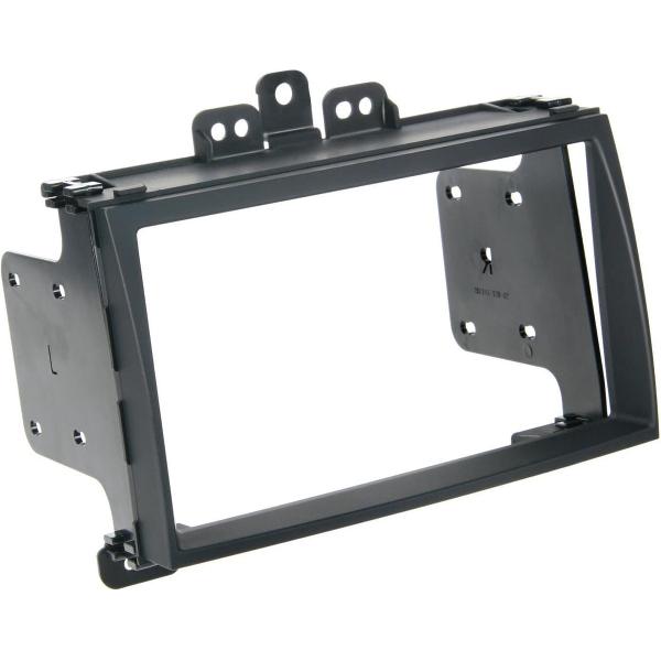 2-DIN Paneel Hyundai I20 2009-212 Kleur: Rubbertouch Zwart