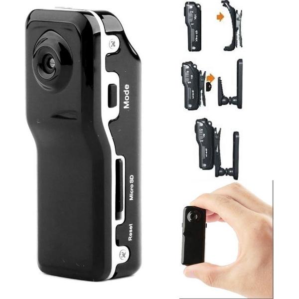 MD80 3-in-1 mini digitale video camera camcorder POCKET DV met 720 * 480 pixels, kijkhoek: 60 graden (zwart)