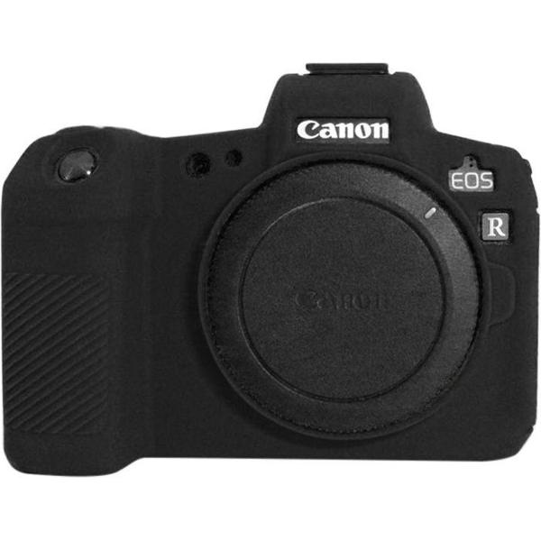 PULUZ zachte siliconen beschermhoes voor Canon EOS R (zwart)