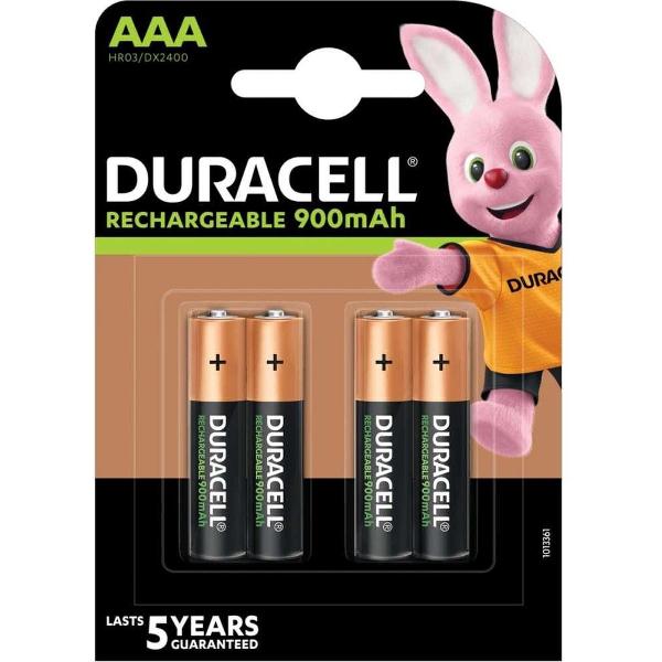 Duracell - 4 x AAA Recharge Ultra Accu - 900 mAh