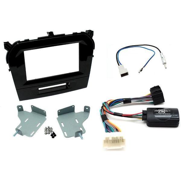 2-DIN KIT Suzuki Vitara 2015- Piano Zwart