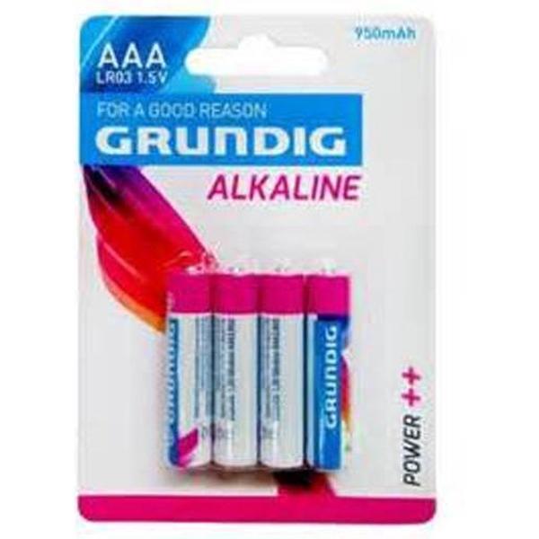 Grundig AAA Baterijen Alkaline| 4 stuks