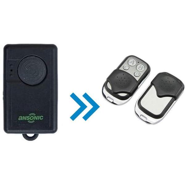 Ansonic SA 434-1mini met 1 knop (Alternatieve handzender)