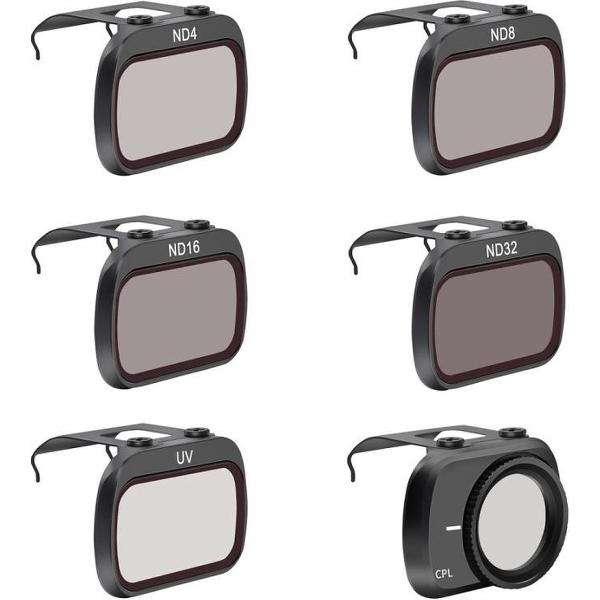 STARTRC 6 STUKS ND4 / ND8 / ND16 / ND32 / MCUV / CP Drone-lensfilter voor DJI MAVIC MINI