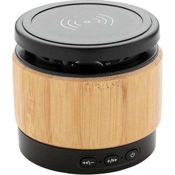 Xd Collection Speaker/oplader Bamboo Bluetooth 7 Cm Abs Naturel