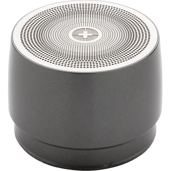Swiss Peak Speaker Bass Bluetooth 5w 6,7 Cm Rvs/abs Grijs