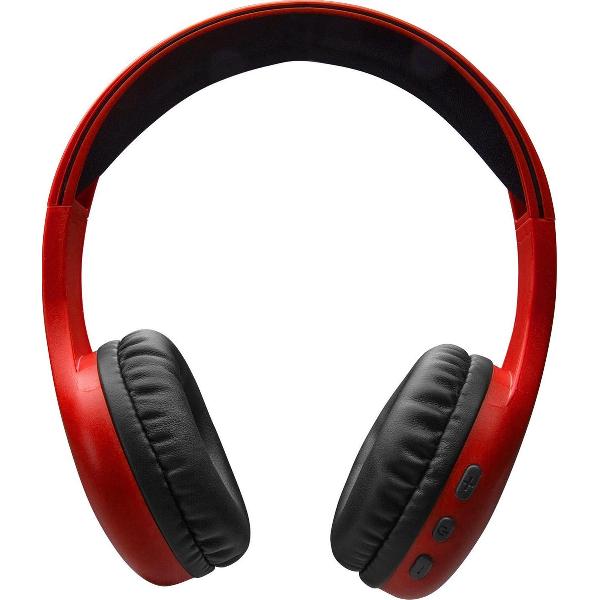 SBS MHHEADPHONBTR hoofdtelefoon/headset Hoofdtelefoons Hoofdband 3,5mm-connector Micro-USB Bluetooth Rood