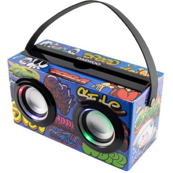 Dankzij de draagbare BluetoothÂ®-luidsprekers Daewoo DSK-444 12W