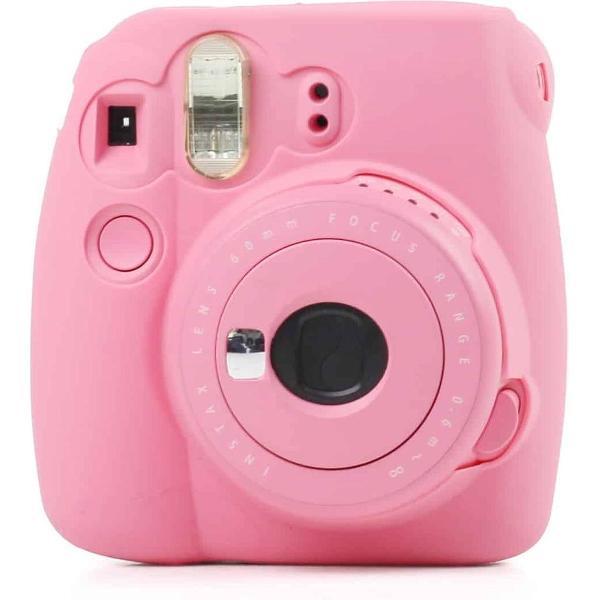 Fluorescerende zachte siliconen beschermhoes voor FUJIFILM instax - Rood