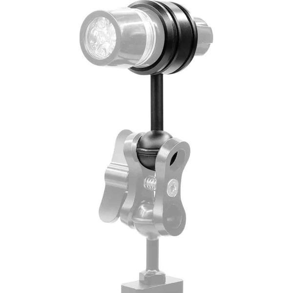 PULUZ Licht Duiken Aluminium Klem Kogelkop Mount Adapter Vaste Clip voor Onderwater Strobe Behuizing Licht