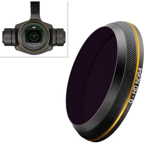 PGYTECH X4S-HD ND64 Gouden rand lensfilter voor DJI Inspire 2 / X4S Gimbal Camera Drone-accessoires