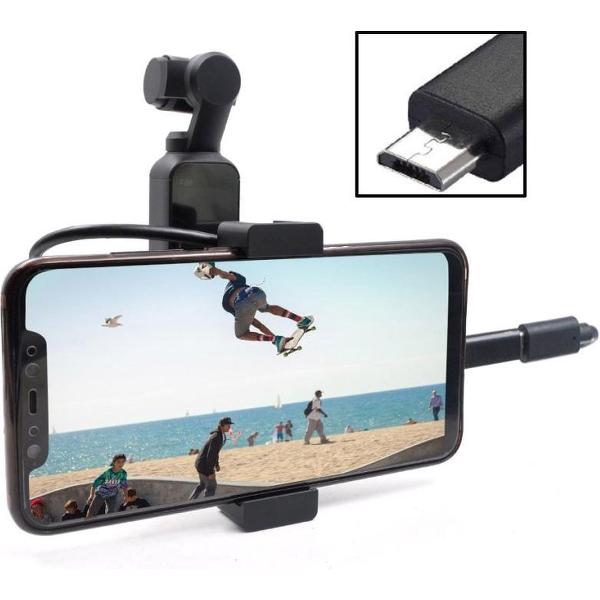 STARTRC Metalen houder Mobiele telefoonhouder Beugel Uitbreidingsaccessoires met Android USB-datakabel voor DJI OSMO Pocket