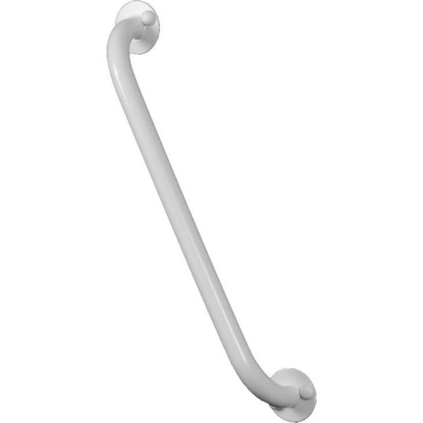Badkamer-toilet handgreep 45 cm staal wit