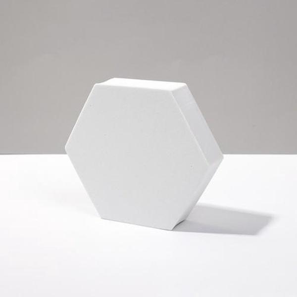 8 STKS Geometrische Kubus Foto Props Decoratieve Ornamenten Fotografie Platform, Kleur: Kleine Witte Zeshoek