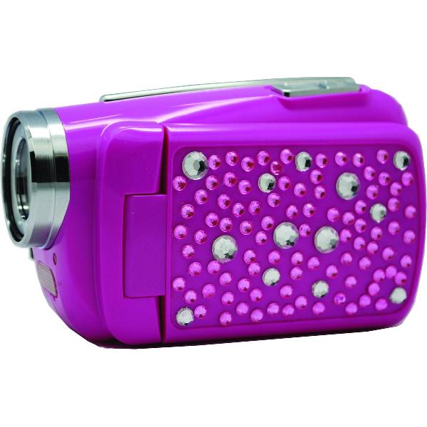Teknofun Digitale videocamera Rose Rhinestones