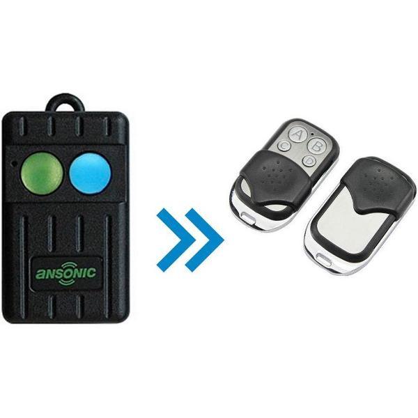 Ansonic SA 434-2mini met 2 knoppen (Alternatieve handzender)