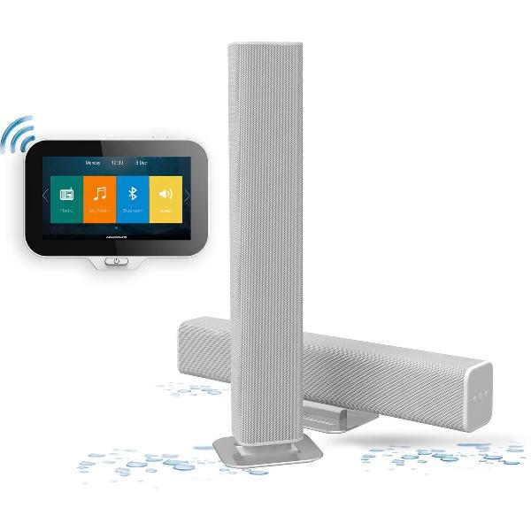 Aquasound EMC45PRO-SB 25W Zwart, Wit luidspreker