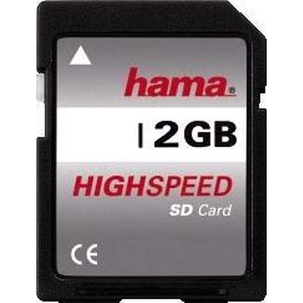 Hama HighSpeed SecureDigital Card 2 GB flashgeheugen SD
