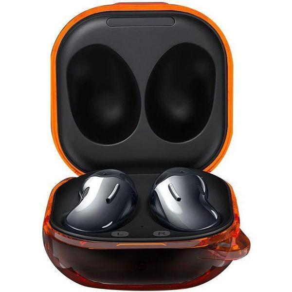 Samsung Galaxy Buds Live Hoesje Hard Plastic Case Oranje