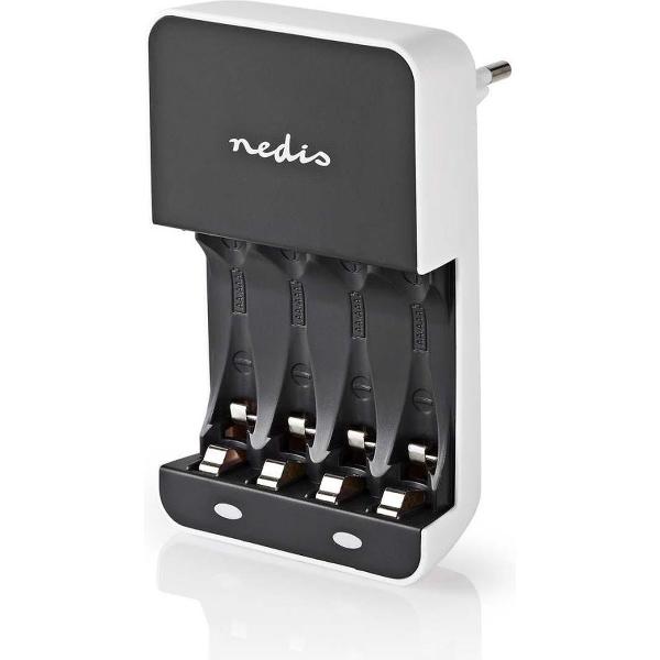 Nedis - Nedis BACH05 Nimh-acculader Aa/aaa - 30 Dagen Niet Goed Geld Terug