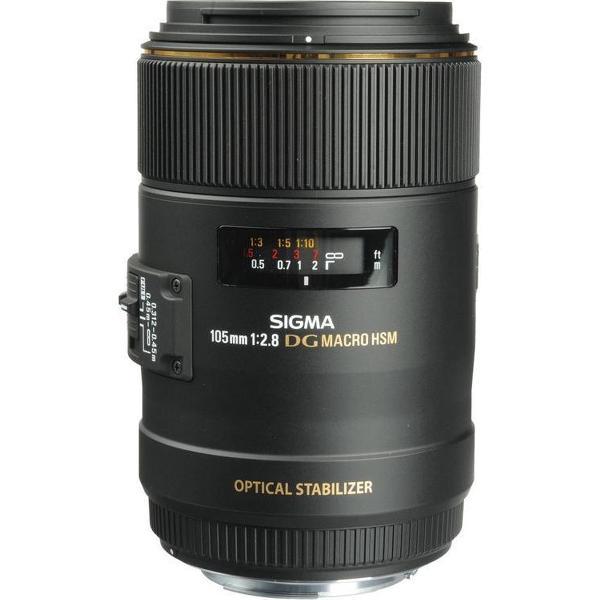 Sigma 105mm F2.8 EX DG OS HSM - Macrolens geschikt voor Canon EF