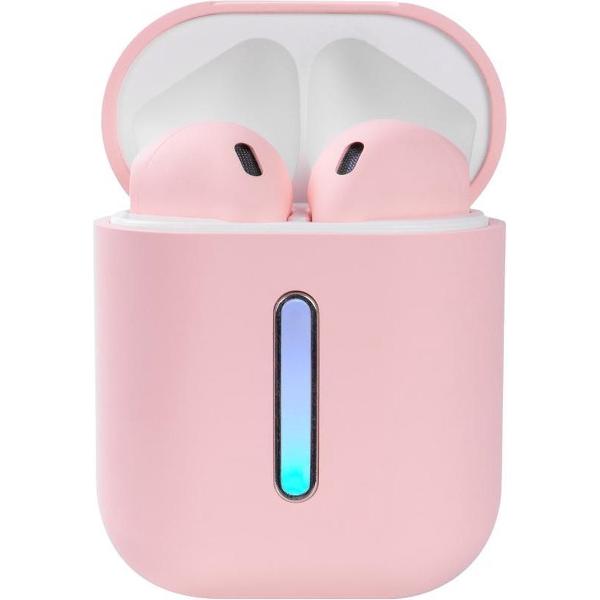 TWS Draadloze Oordopjes – Bluetooth – Geschikt voor Apple en Android - Roze