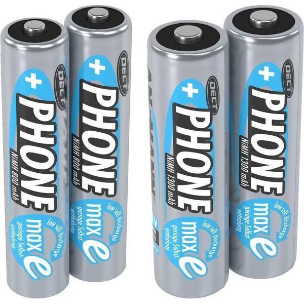 Ansmann - 2er 1300mAh - Mignon accu for Dect-Schnurlostelefo