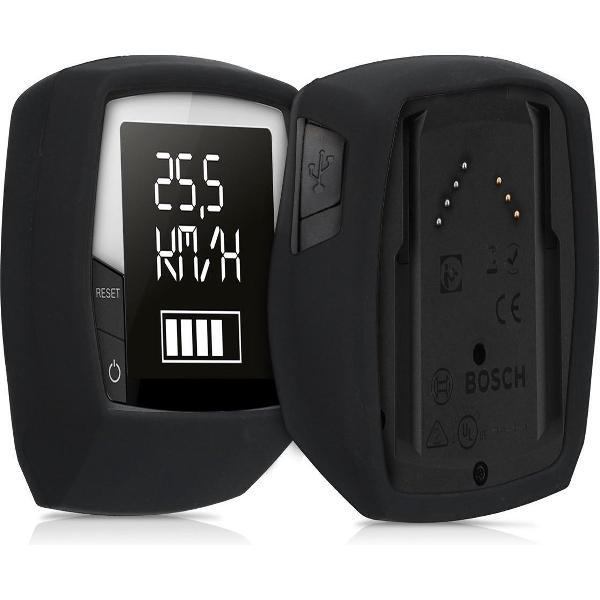 kwmobile hoes voor Bosch Intuvia Performance Line - Siliconen beschermhoes voor e-bike display in zwart
