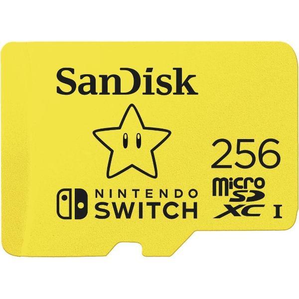 SanDisk Extreme Micro SDXC 256 GB voor Nintendo Switch