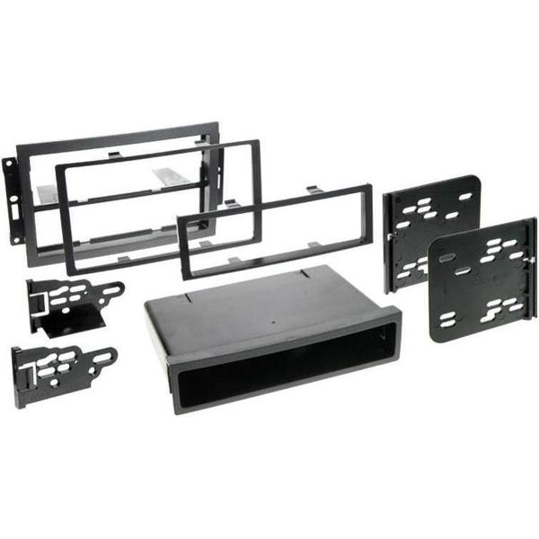 2-DIN paneel Chrysler 300C 2005-2007 / PT Cruiser 2006-2010 / Jeep Grand Cherokee 2005-2007 zwart