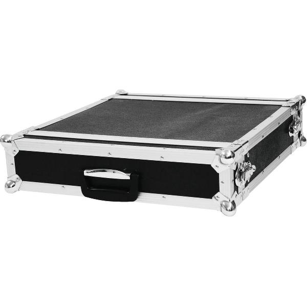 Roadinger flightcase 19 inch CO DD, 2U, 40cm diep, zwart
