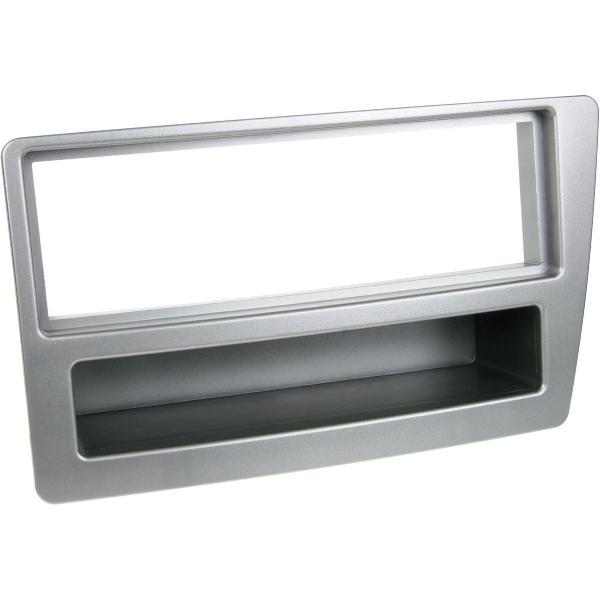 1-DIN Paneel met aflegbakje. Honda Civic 2004-2006 Kleur: Zilver
