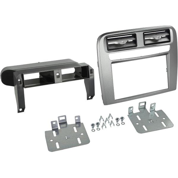 2-DIN Paneel Fiat Grande Punto 2005-2010 Kleur: Antraciet Metallic