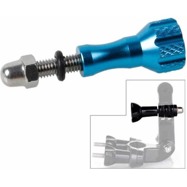 TMC Aluminium Mini Duimknop Roestvrije Boutschroef voor GoPro NIEUWE HELD / HERO6 / 5/5 Sessie / 4 Sessie / 4/3 + / 3/2/1, Xiaoyi en Andere Actiecamera's, Lengte: 5 cm (Blauw)